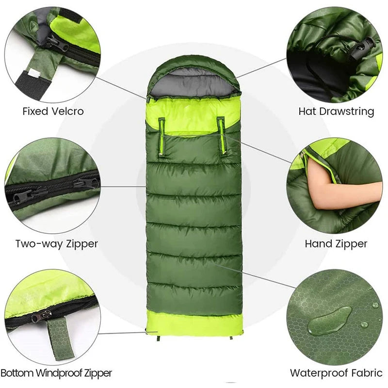 Camping Sleeping Bag Ultralight & Waterproof .