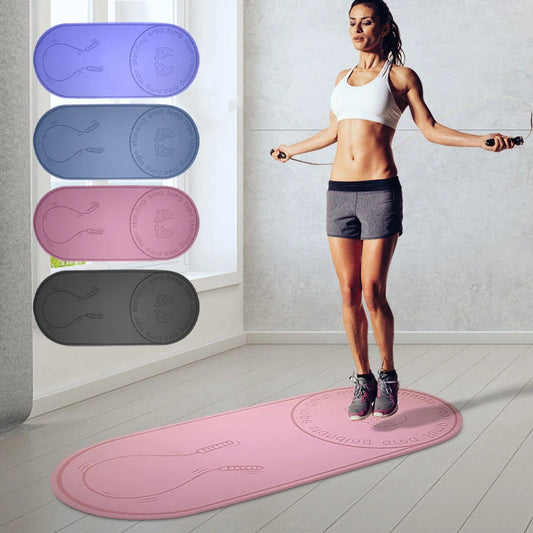 Yoga Mat & Anti-skid Sports Jump Rope Mat.