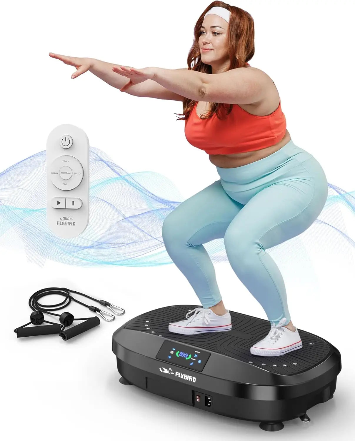 Whole Body Workout Vibration Plate Exercise Machine.