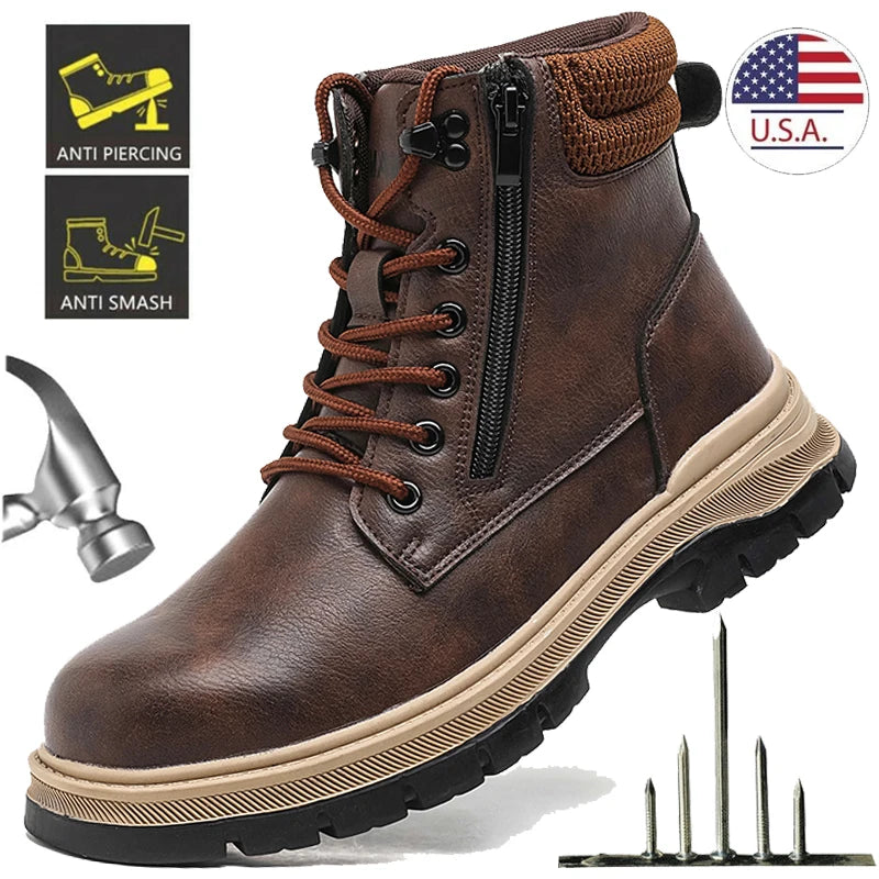 Waterproof Safety Boots  For Men Women.