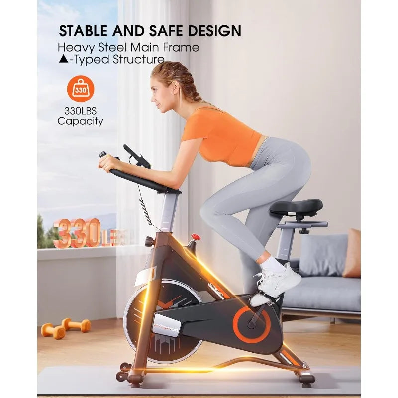 Stationary Exercise Bikes, with Magnetic Resistance.