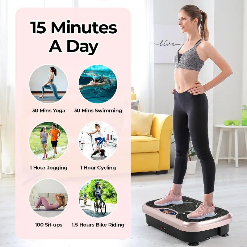 ARLOPU 3D Vibration Plate Exercise Machine.