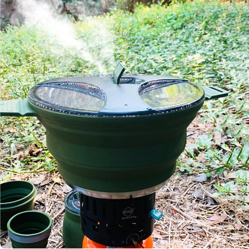 Foldable & Portable Camping Cook Pot.