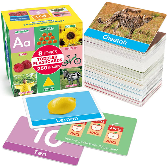 Double-Sided Educational Flashcards, Alphabet Number, Preschool Learning For Kids.