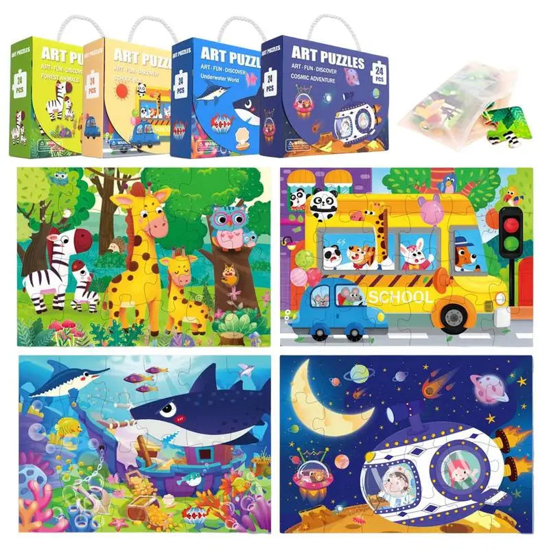 Large Size Wooden Puzzle  For Kids.