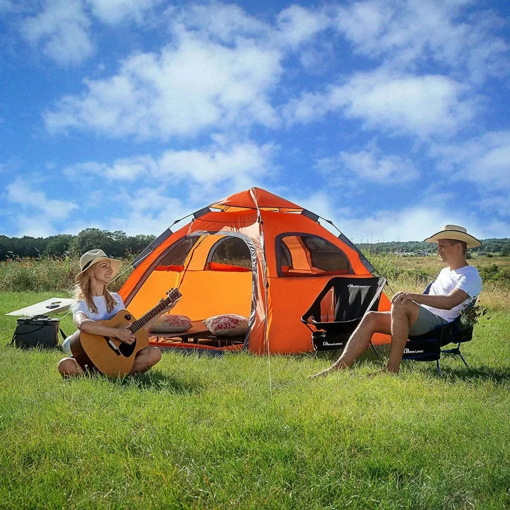 Instant Pop Up  Family Camping Tent For 4-5 Persons.