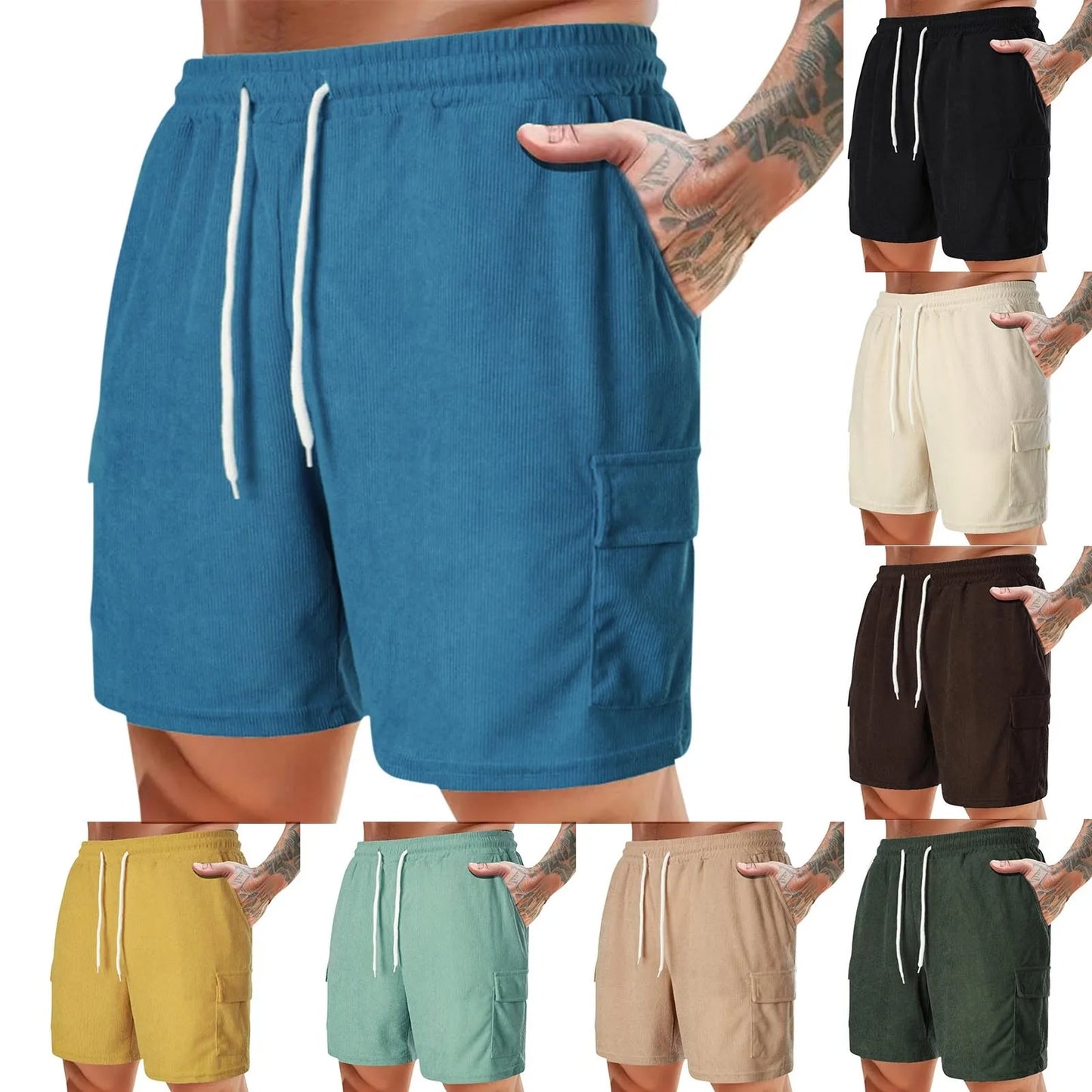 Fitness Shark Summer Jogger Shorts .