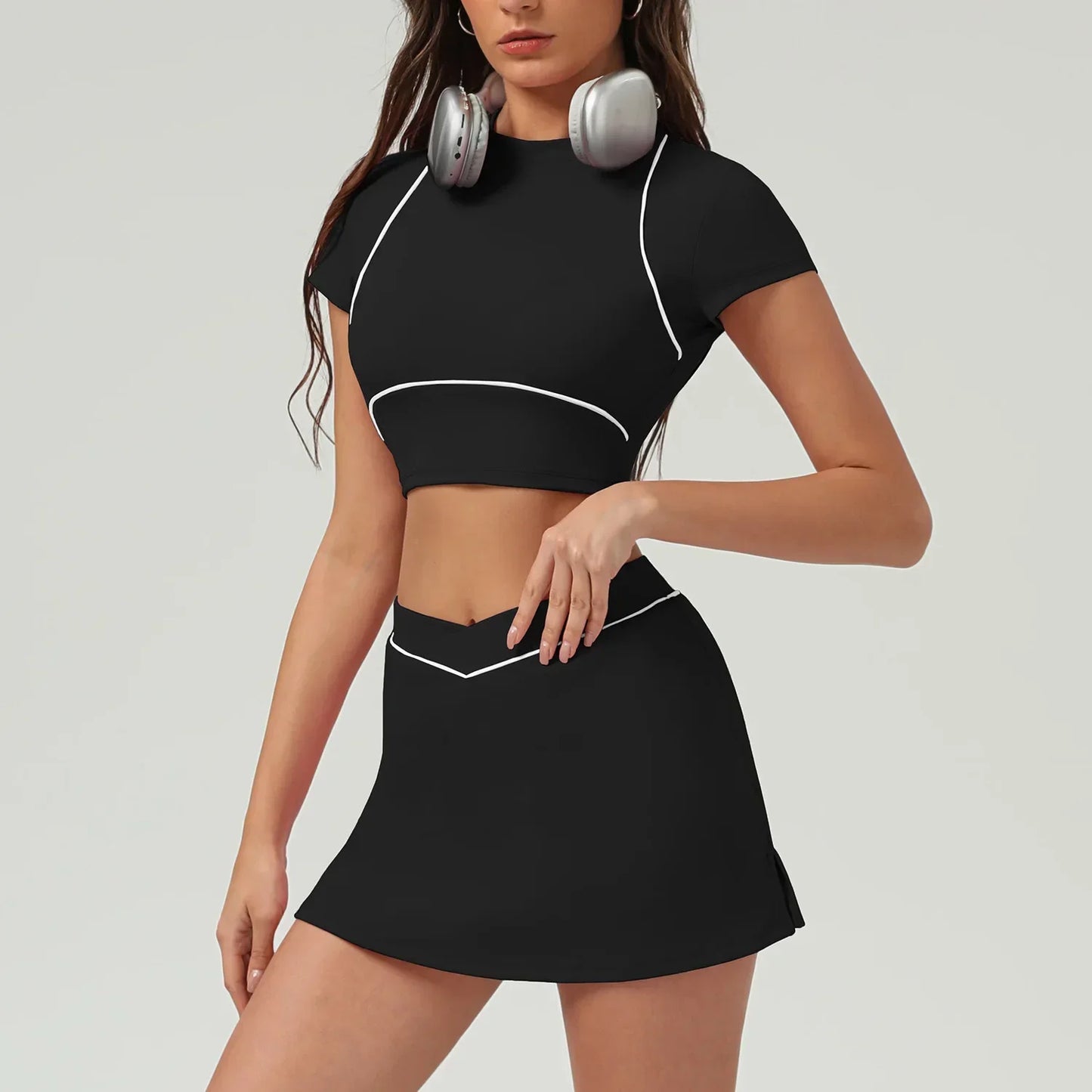 High Waist Quick-drying  Sports  Fitness Set.