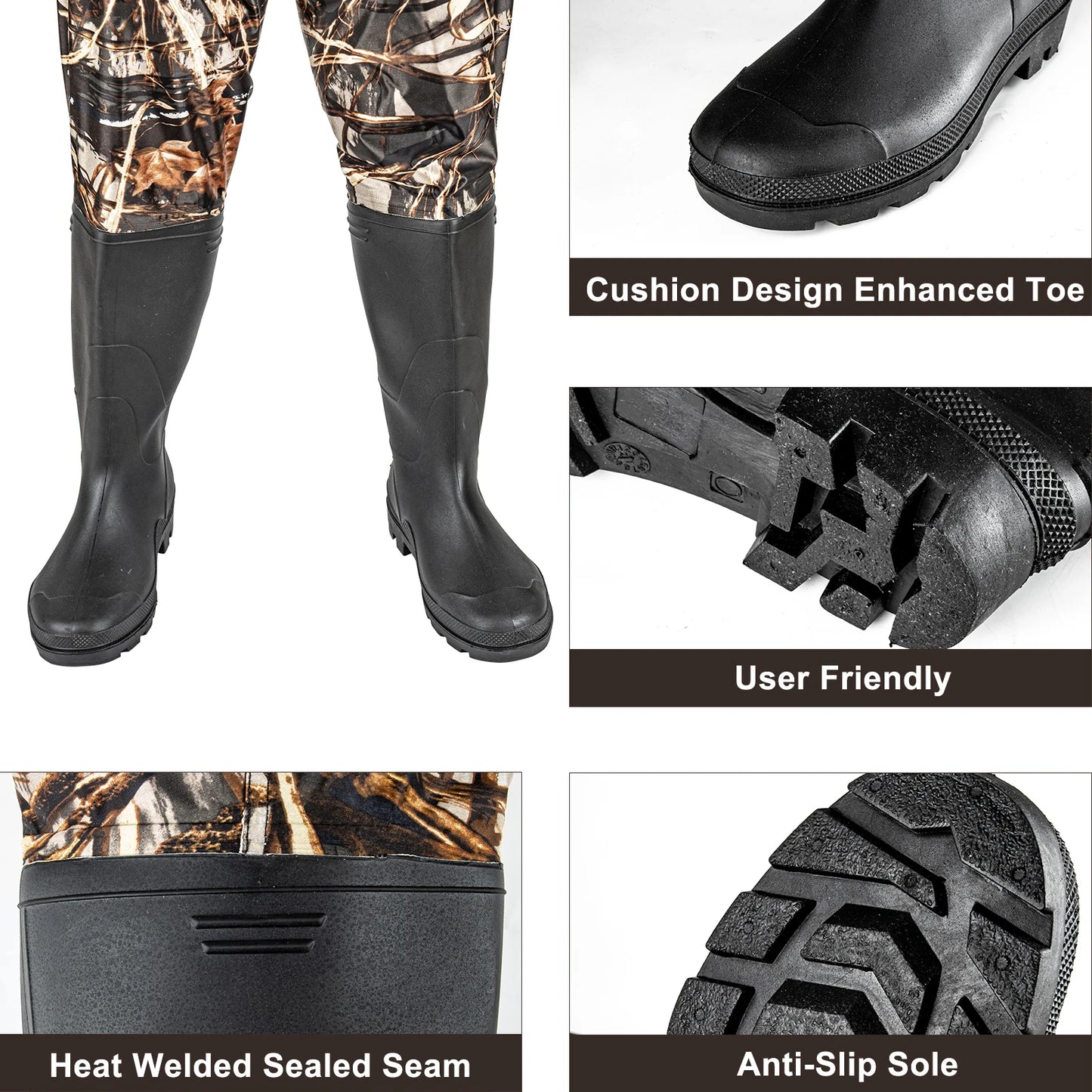 Night Cat Fishing Wader for Men &  Women .