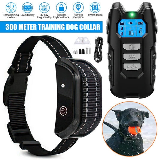 Electric Dog Training Collar with Remote Control .