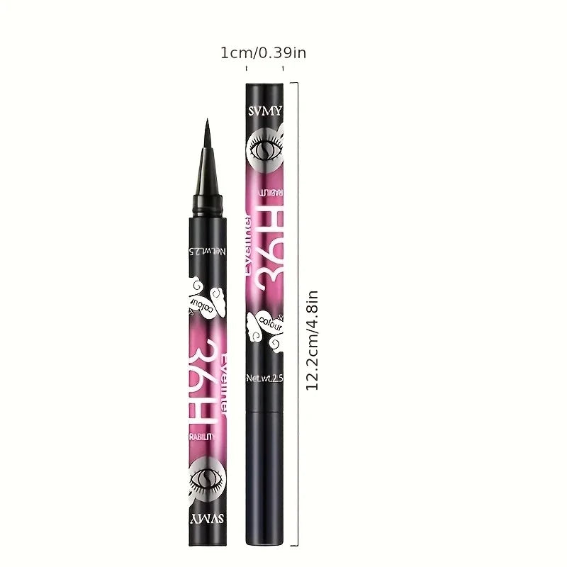 SVMY Long - lasting 12-pack of best-selling black liquid waterproof eyeliners.