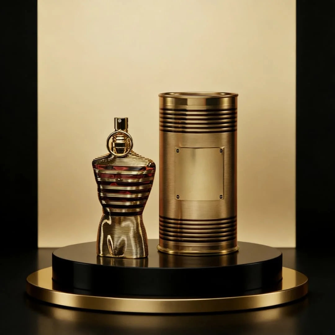 Gaultier nude men's gold refining men's strong perfume, 4.2 ounces/ 125 ml.