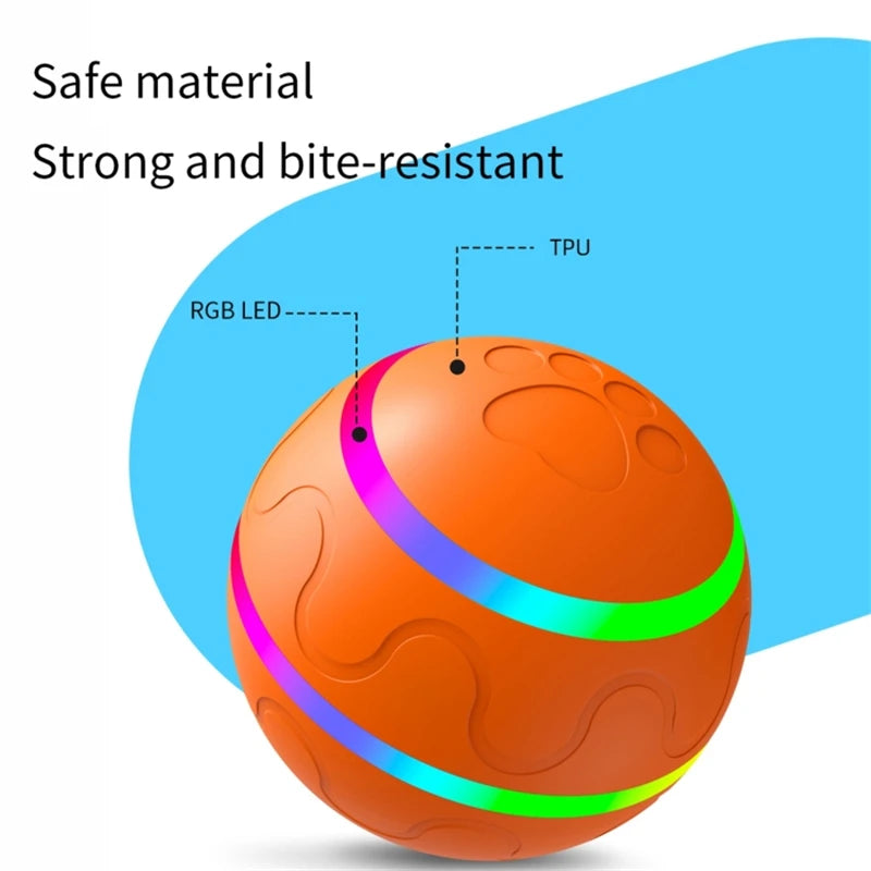 Remote Control Flashing Rolling Ball  For Aggressive Chewers.