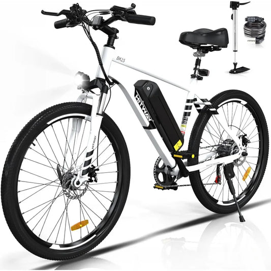 Electric Mountain Bike for Adults With 26" × 2.125/3.0/4.0 Fat Tire.