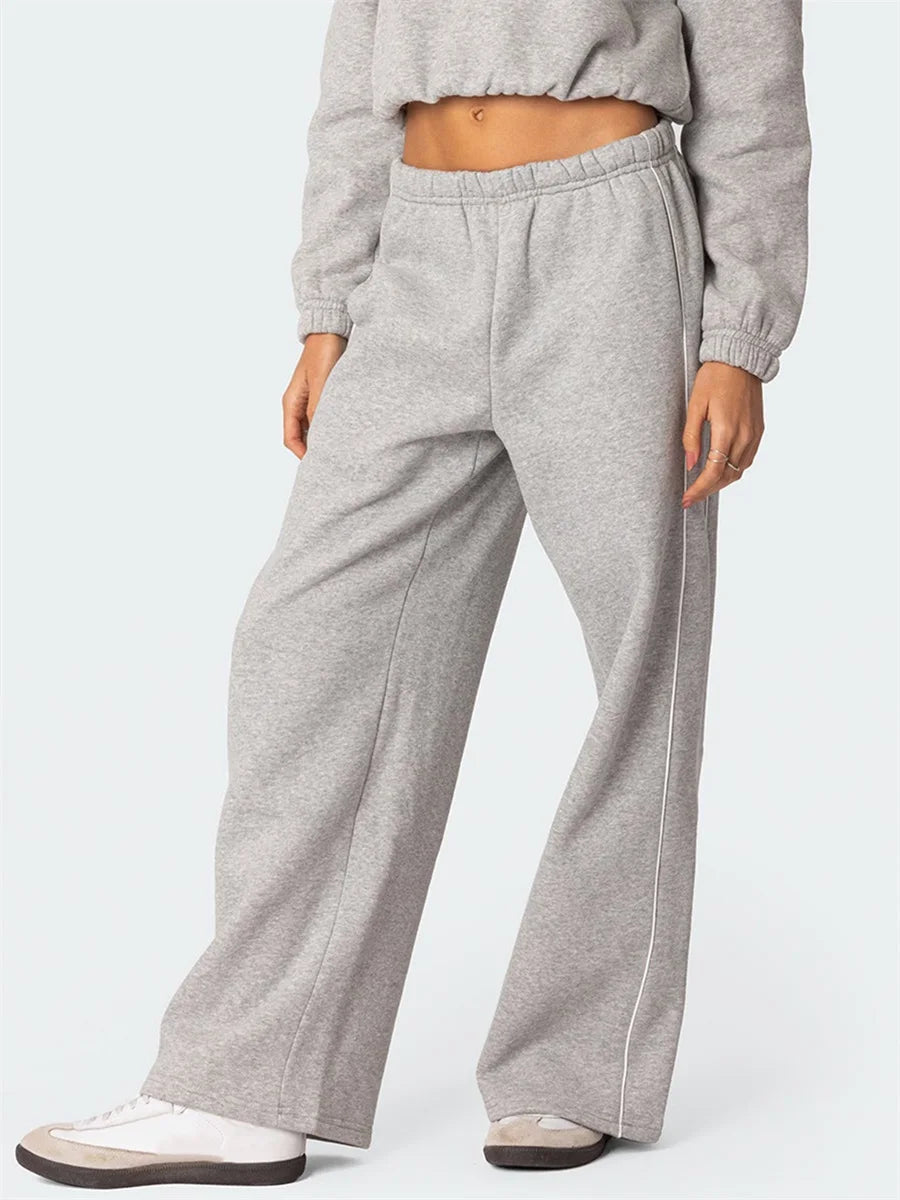 Women s Winter Joggers  With Side Pockets and Fleece Lining.