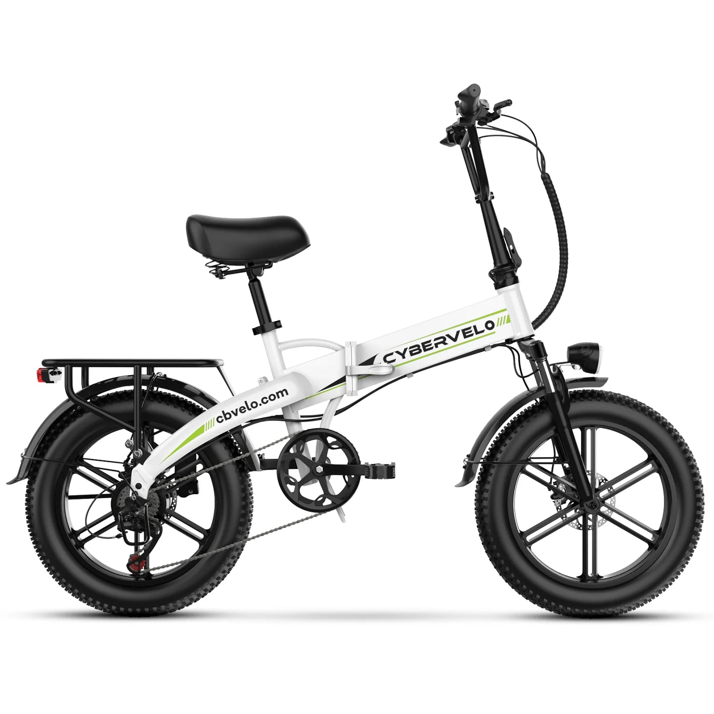 CYBERVELO 1000W Ebike For Adults With Removable Battery & 80 Miles Max Range.