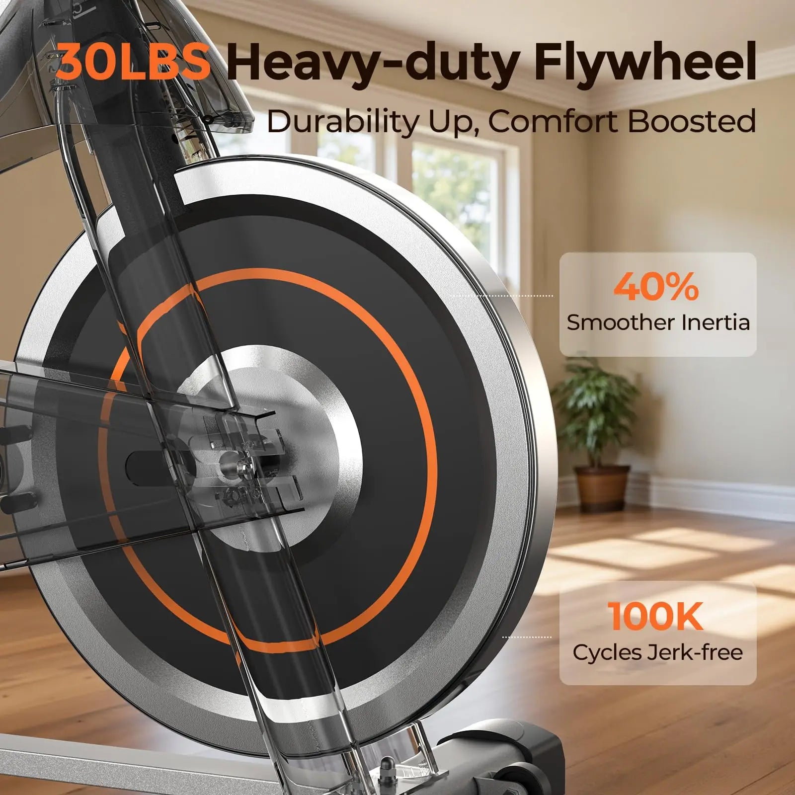 YOSUDA Exercise Bike With Brake  