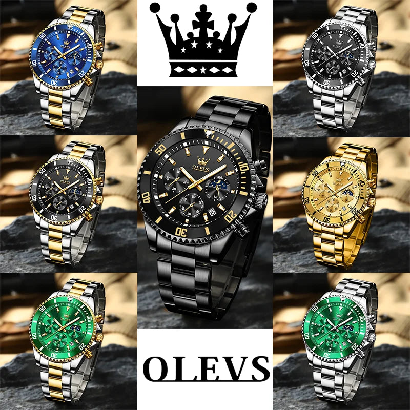 OLEVS waterproof  Men's watch.