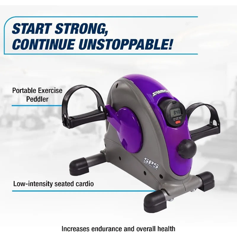 Stamina Compact Adjustable Mini Under Desk Exercise Bike.