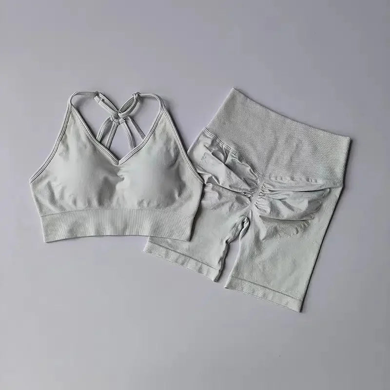 2 Pcs Yoga Sets For  Women .