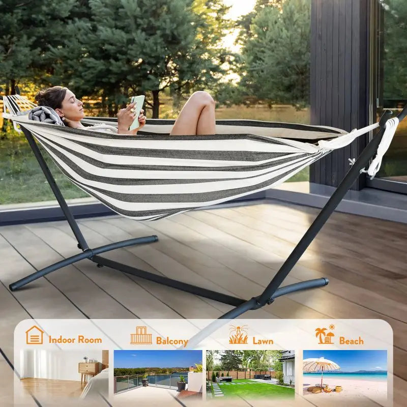 Gyroor Hammock with Adjustable Stand