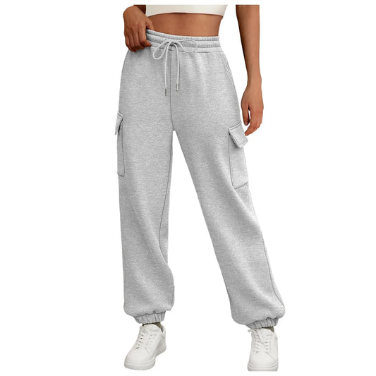 Fleece Lined Women's Sweatpants  With Pockets.