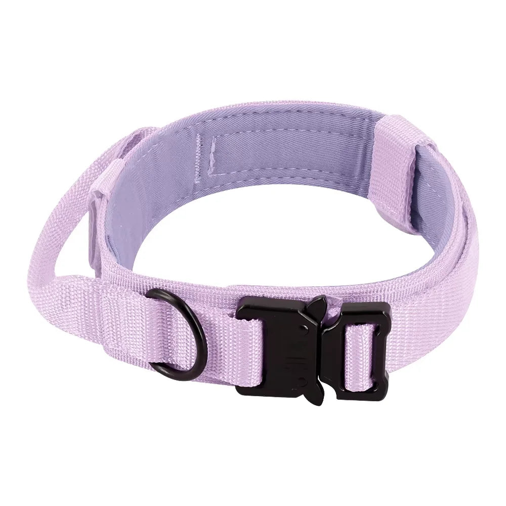 Dog Training Adjustable  Collar  And Leash Set With Control Handle.