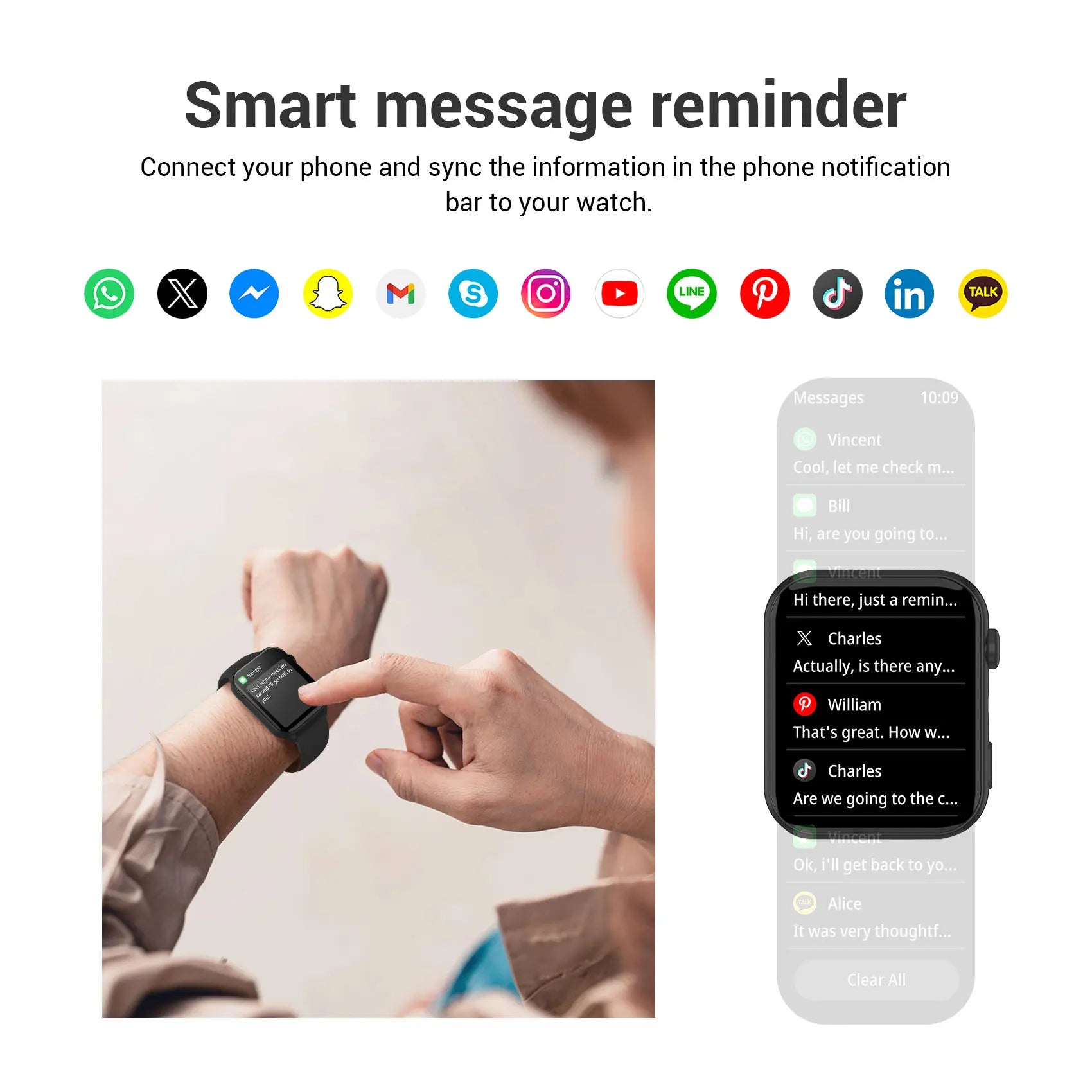 EIGIIS 1.45 Inch Smart Watch .