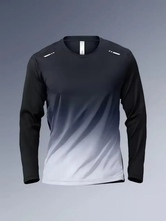 Men's Long Sleeves  Fitness T-Shirt.