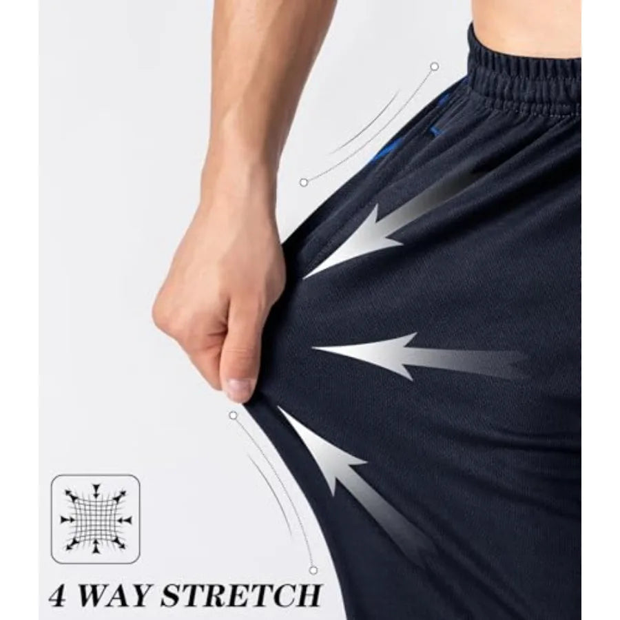 Men's Lightweight , Loose Fit, Open Bottom  Sweatpants  with Zipper Pockets.