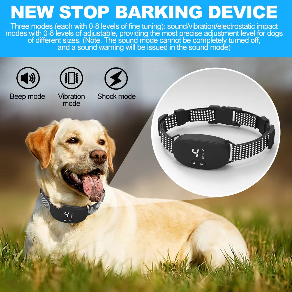 Automatic Anti Barking Dog Collar .