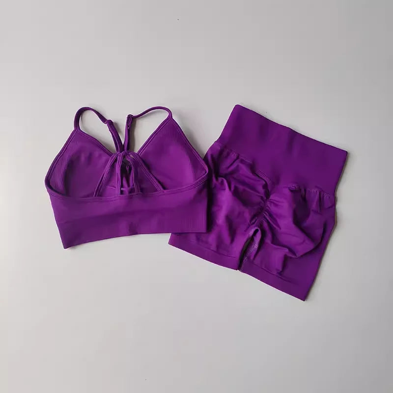 2 Pcs Yoga Sets For  Women .