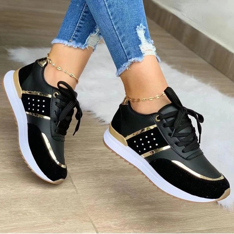 Women Sneakers With Platform For Outdoor Running.