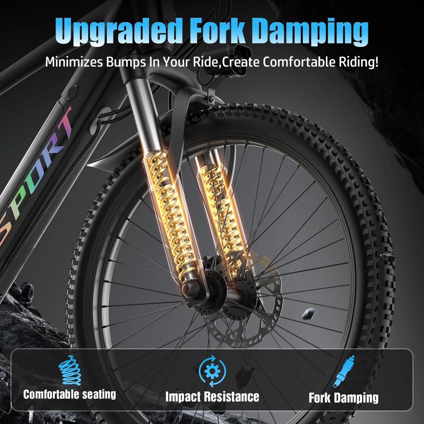 ASKGO F28 26" Electric Bike for Adults.
