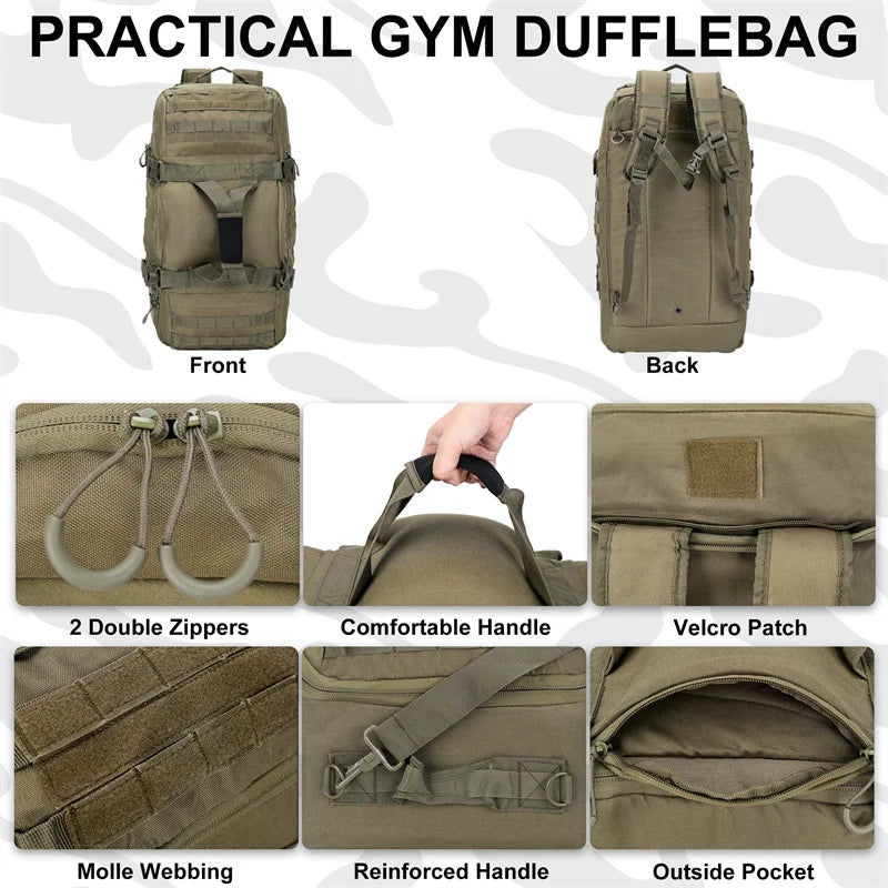 LQARMY 30L 45L 80L Men Sport  Bag .
