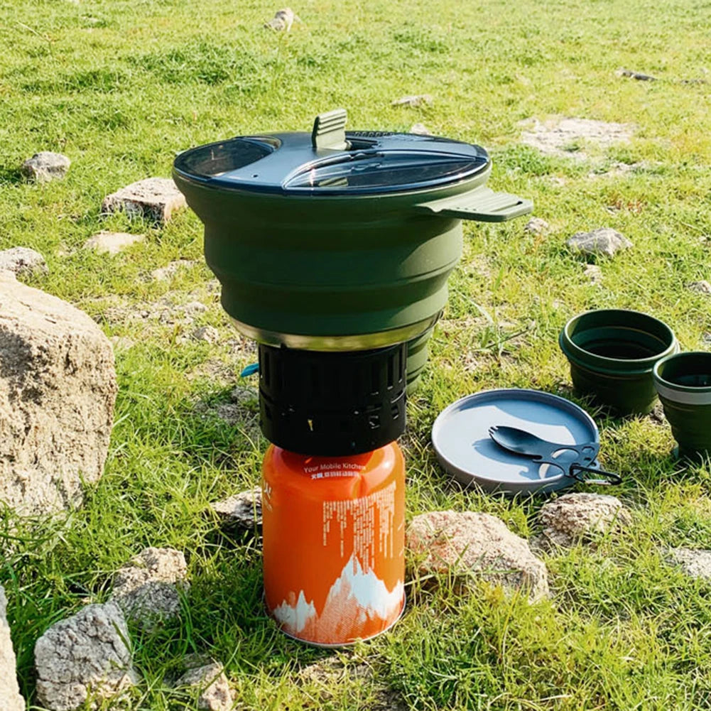 Foldable & Portable Camping Cook Pot.