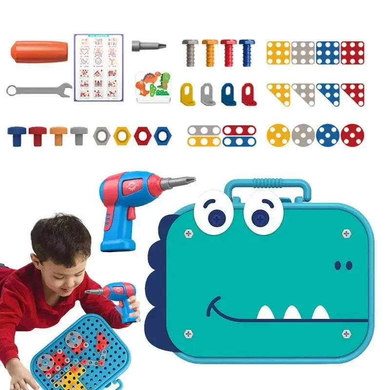 Montessori Children's Nut & Screw Assembly  Carpenter Tool.