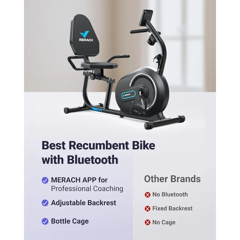 MERACH  Exercise Bike for Home with Smart Bluetooth.