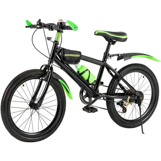 Unisex 20" Mountain Bike  With 7 Speeds  & Dual-Disc Brakes.