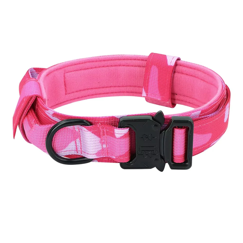 Dog Training Adjustable  Collar  And Leash Set With Control Handle.