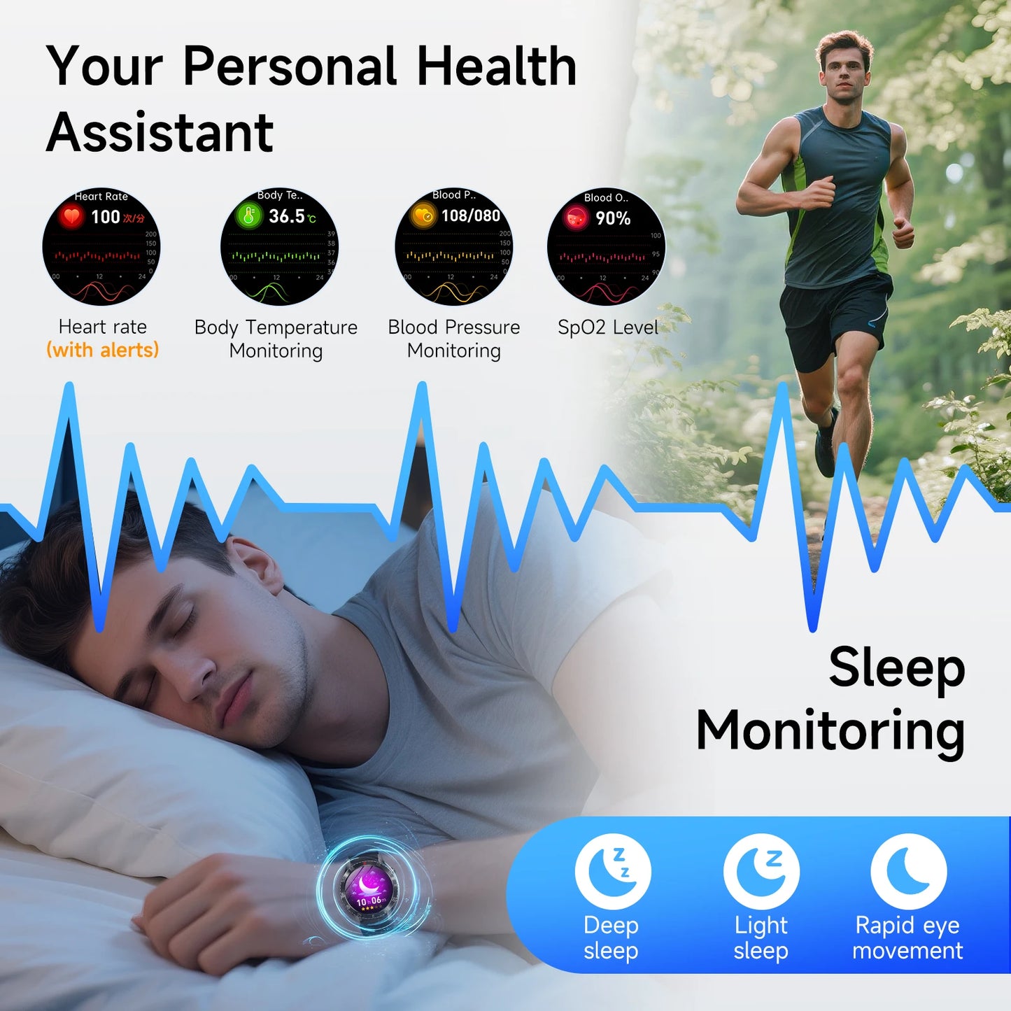 2026 MARSYU  New AI Healthy Diagnose ECG+PPG Smart Watch For Women.