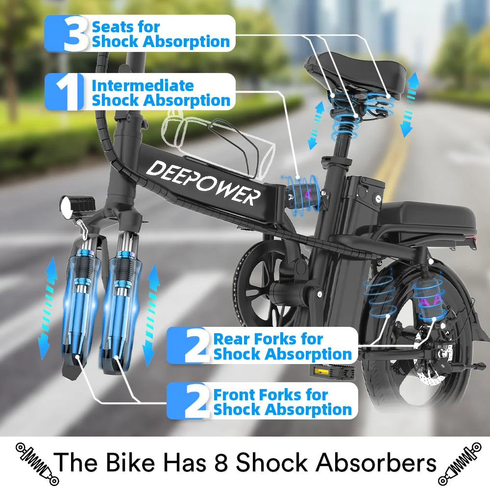 Adult Folding Electric Bicycle  For City.