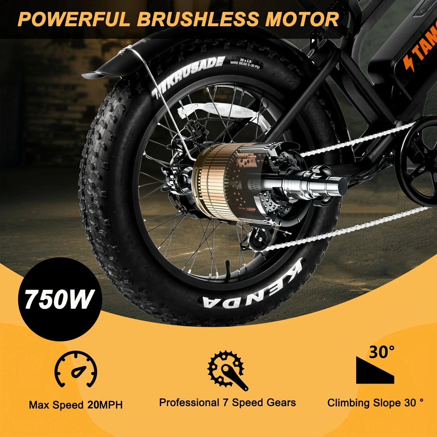 MOVCAN, V20, Adult Electric Bike.