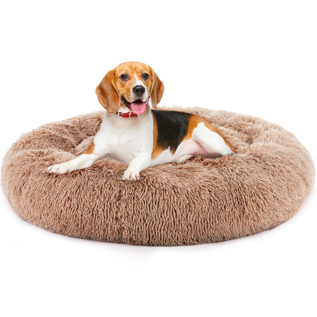 Washable JHK Calming Dog Bed for Medium to Large Dogs.