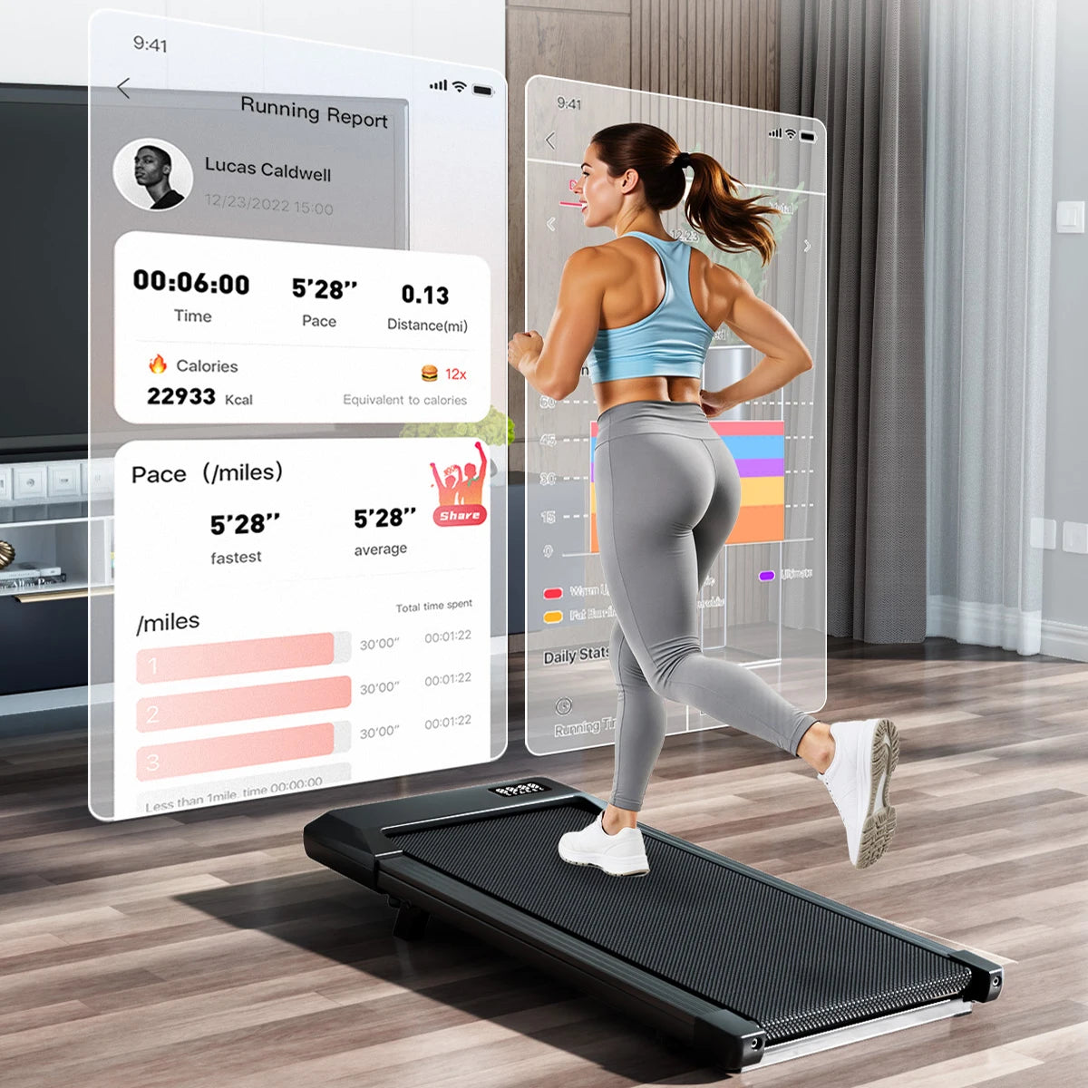 SUPERUN  Portable Walking pad.
