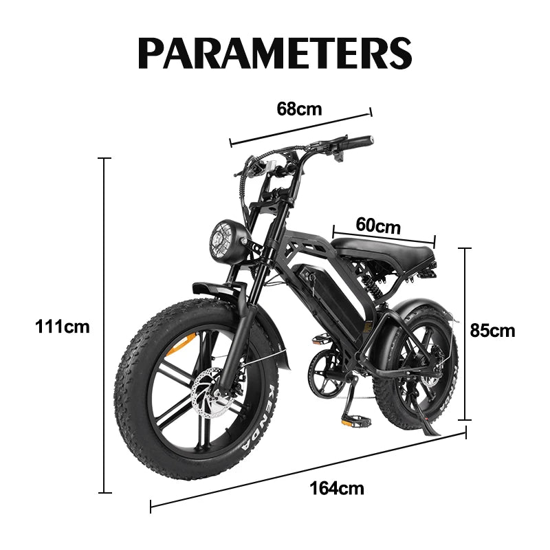 MOVCAN, V20, Adult Electric Bike.