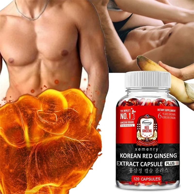 Korean Red Ginseng Supplement .