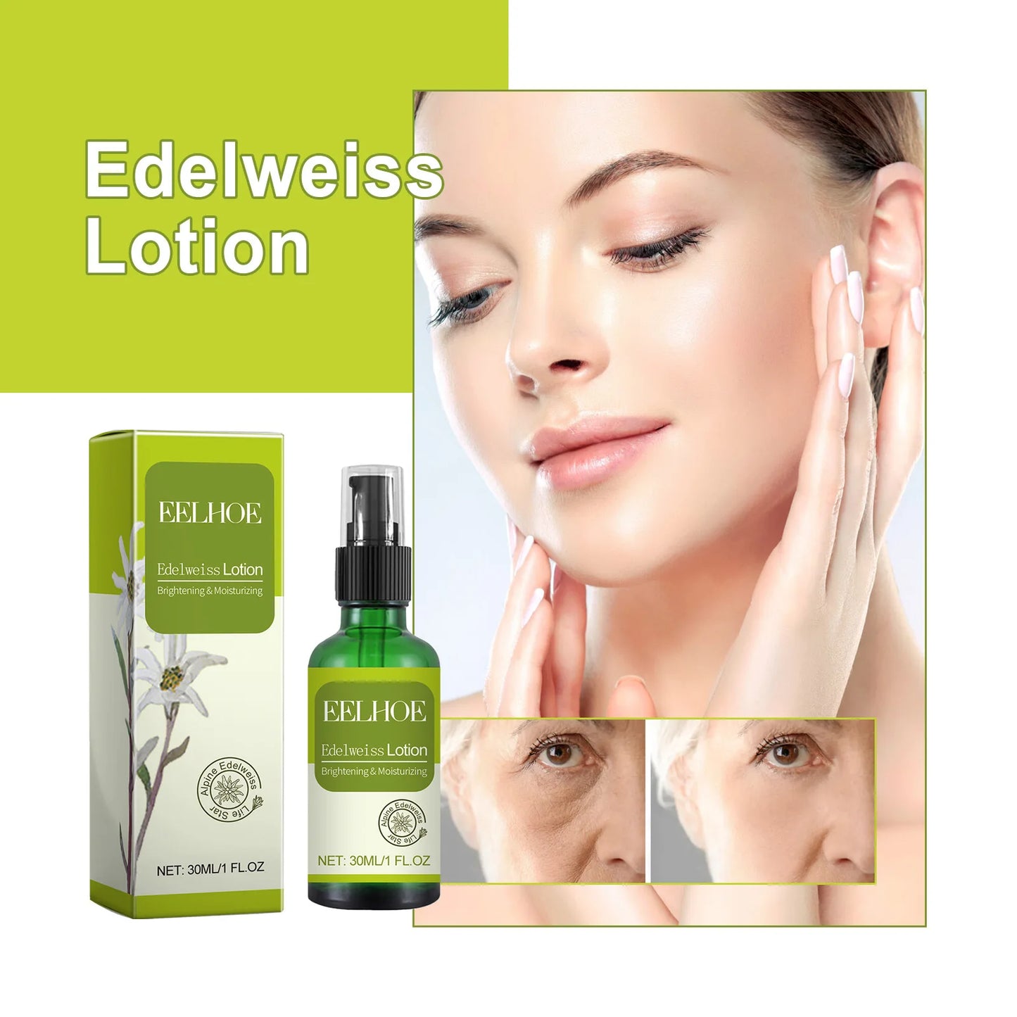 EELHOE Facial Moisturizing lotion that brightens  and tightens face.