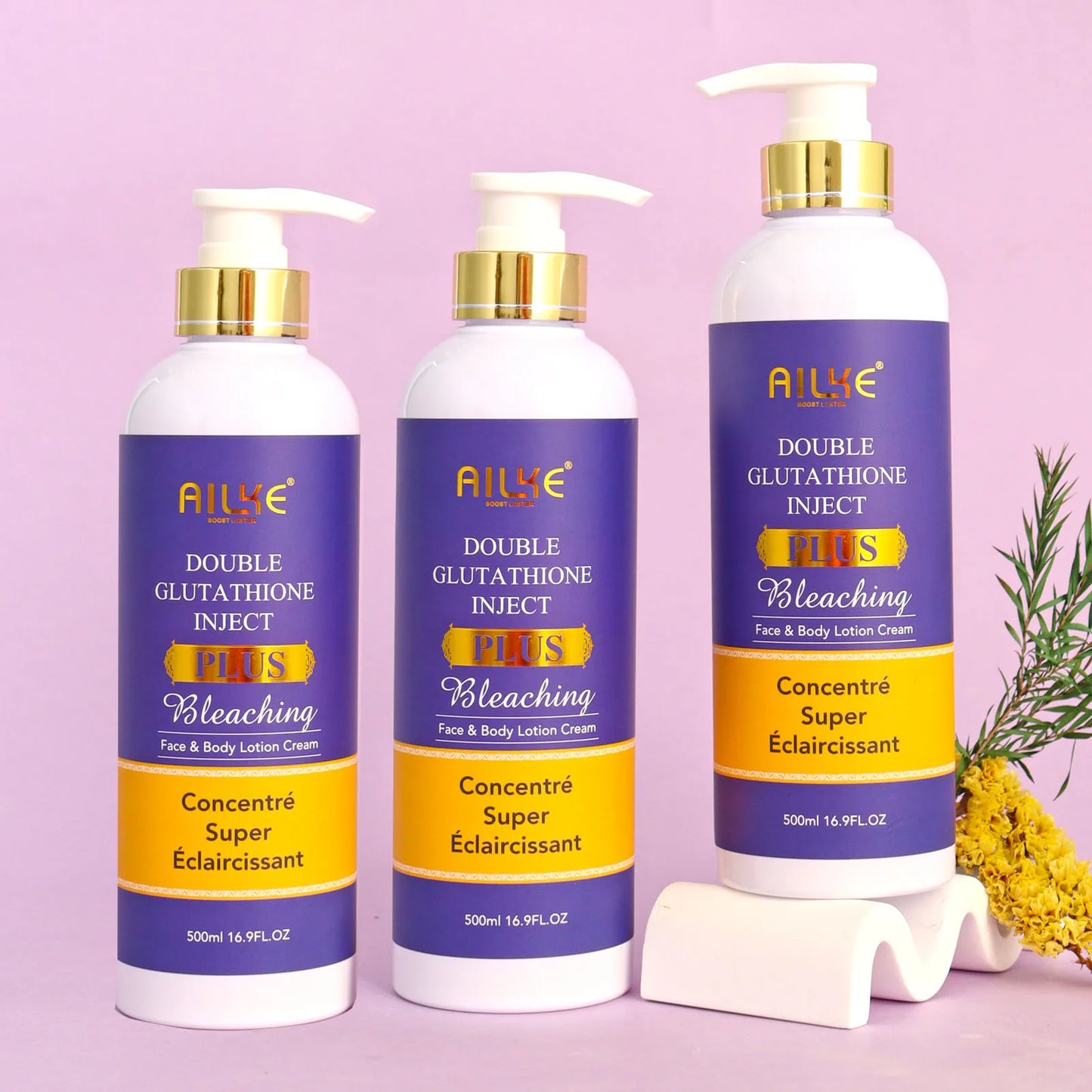 AILKE Glutathione Lighten Serum & Hydration.