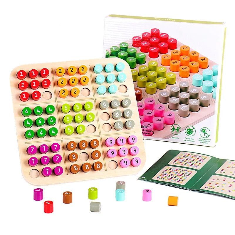 Wooden Sudoku games.  for kids.